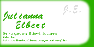 julianna elbert business card